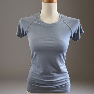 Lululemon Women’s Short Sleeve Crewneck Swiftly Tech Slate Blue Sz 4